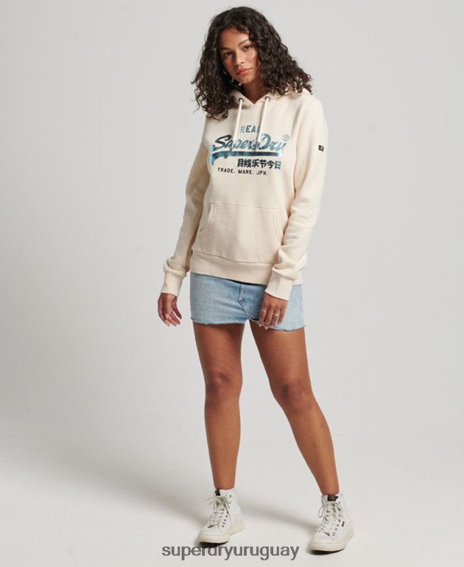 uy Superdry mujer sudadera con capucha y detalles rosa DT2N8Z3347 ropa