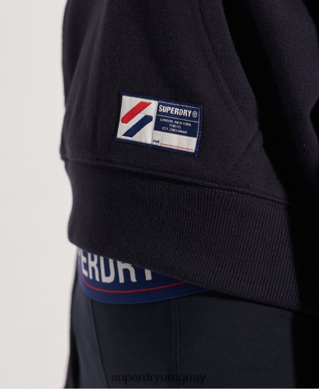 uy Superdry mujer sudadera con capucha y gráfico de código Armada DT2N8Z3489 ropa