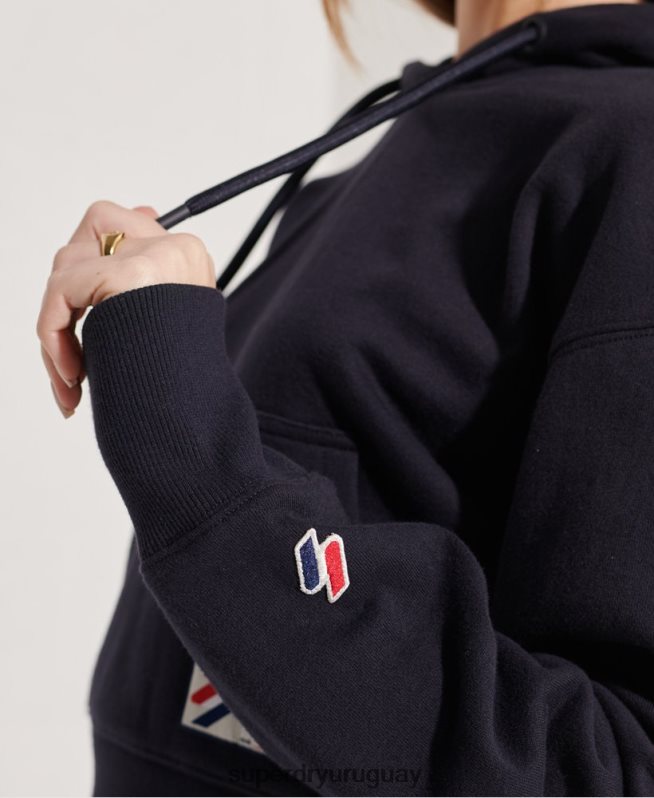 uy Superdry mujer sudadera con capucha y gráfico de código Armada DT2N8Z3489 ropa