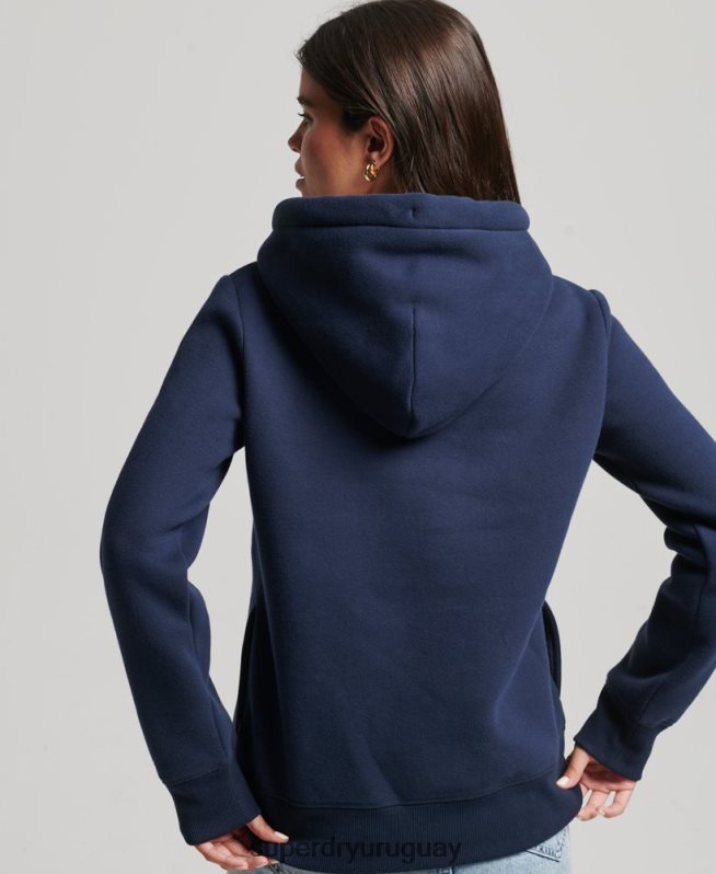 uy Superdry mujer sudadera con capucha y logo bordado Armada DT2N8Z6094 ropa