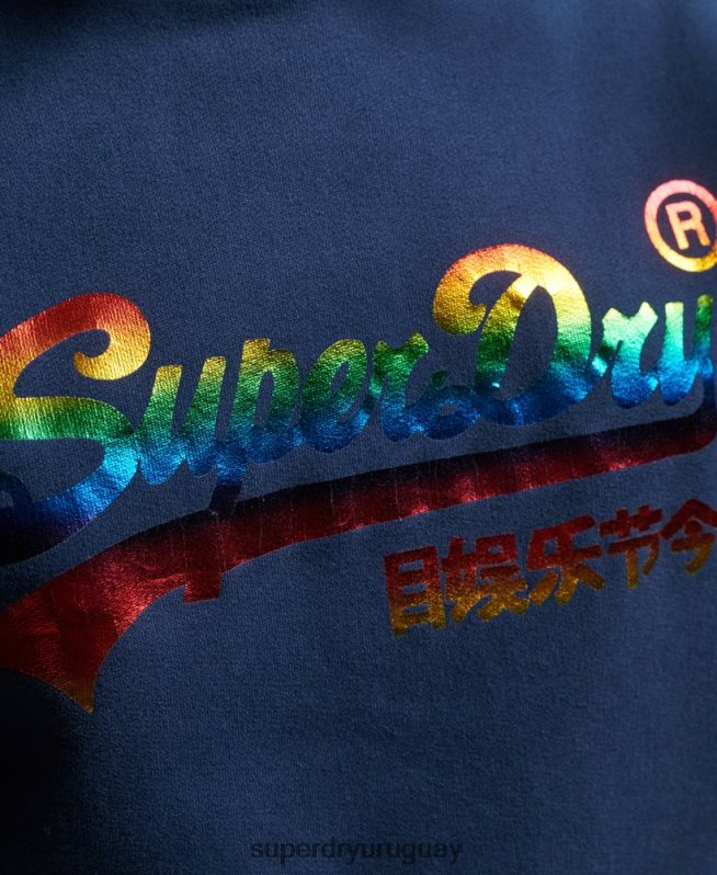 uy Superdry mujer sudadera con capucha y logo gráfico de arcoíris Armada DT2N8Z6029 ropa