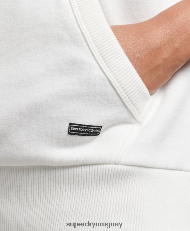uy Superdry mujer sudadera con capucha y logo gráfico de arcoíris blanco DT2N8Z6030 ropa