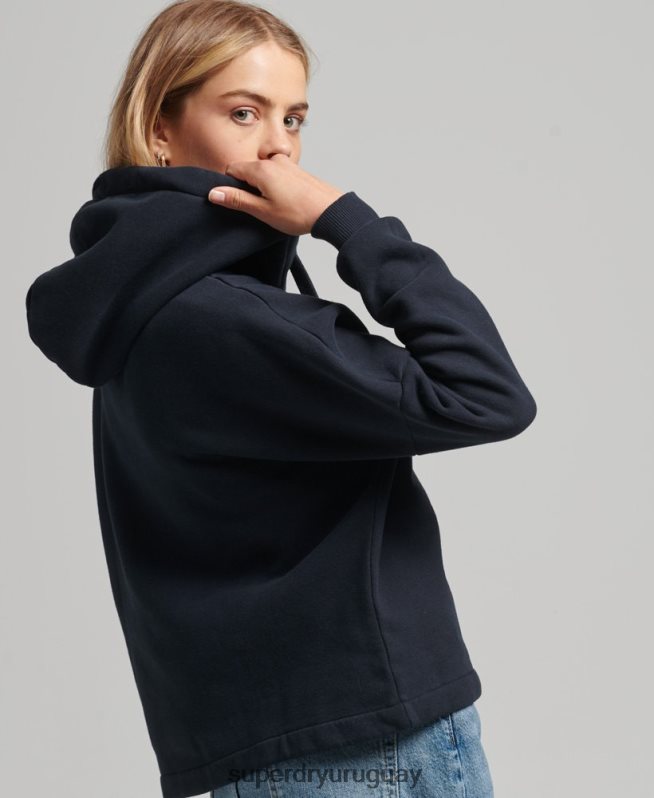 uy Superdry mujer sudadera con capucha y logo vintage Armada DT2N8Z5864 ropa