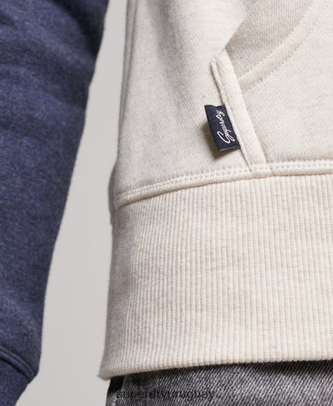 uy Superdry mujer sudadera con capucha y logo vintage bordado Armada DT2N8Z3272 ropa