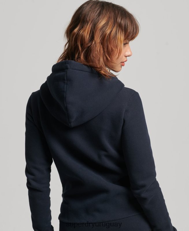 uy Superdry mujer sudadera con cremallera vintage cooper nostálgico Armada DT2N8Z5936 ropa