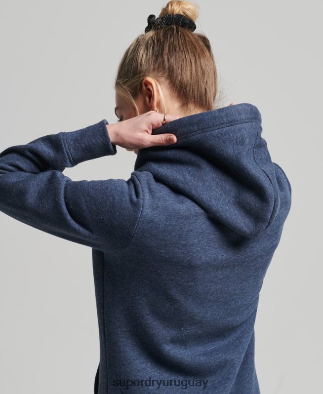 uy Superdry mujer sudadera con cremallera y logo vintage de algodón orgánico Armada DT2N8Z3421 ropa