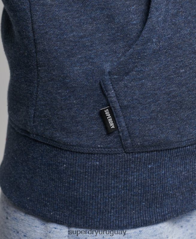 uy Superdry mujer sudadera con cremallera y logo vintage de algodón orgánico Armada DT2N8Z3421 ropa