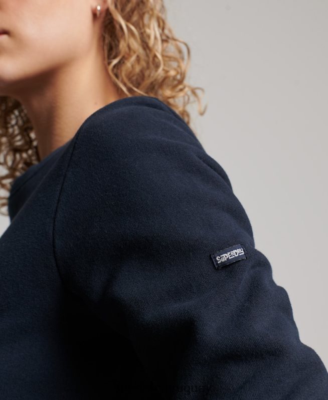 uy Superdry mujer sudadera con cuello redondo clásico cooper vintage Armada DT2N8Z2229 ropa