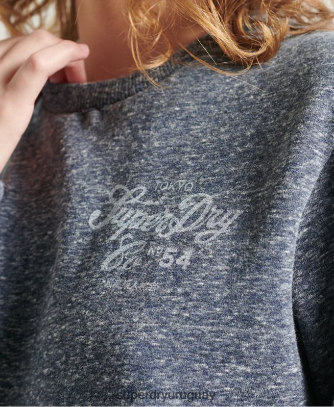 uy Superdry mujer sudadera con cuello redondo confeccionada con ropa de trabajo Armada DT2N8Z6122 ropa