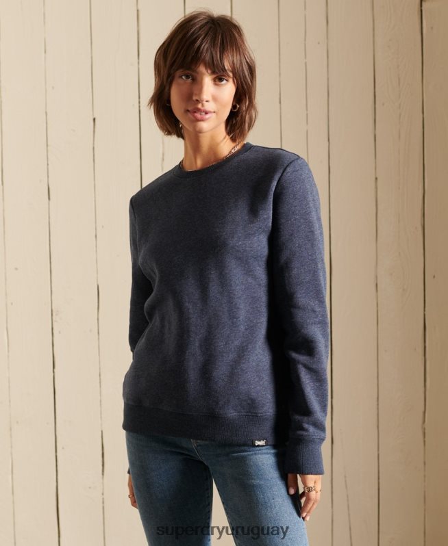uy Superdry mujer sudadera con cuello redondo y logo vintage Armada DT2N8Z6034 ropa