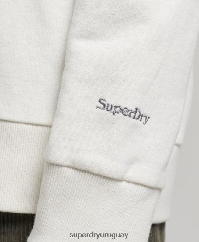 uy Superdry mujer sudadera con equipo b-movie crema DT2N8Z3416 ropa