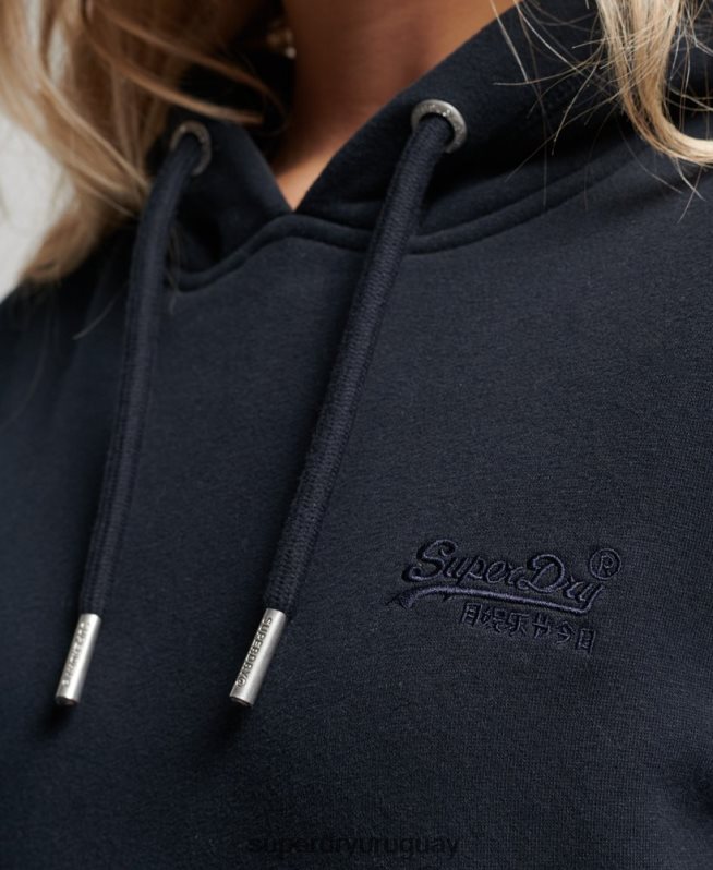 uy Superdry mujer sudadera con logo bordado Armada DT2N8Z2283 ropa