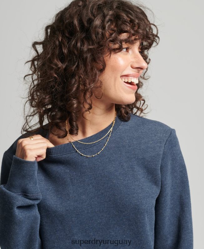 uy Superdry mujer sudadera de algodón orgánico con logo vintage Armada DT2N8Z5769 ropa
