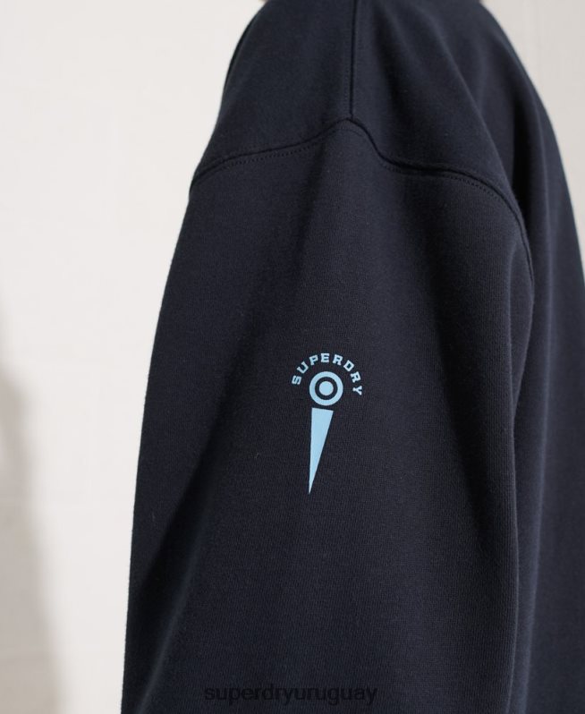 uy Superdry mujer sudadera extragrande con gráfico universitario Armada DT2N8Z5837 ropa