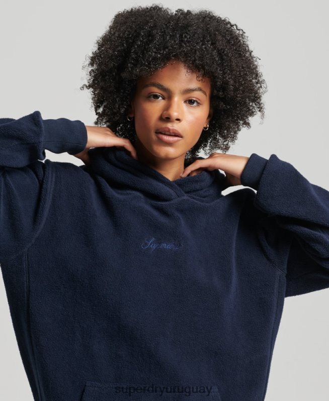 uy Superdry mujer sudadera oversize de polar con gráfico Armada DT2N8Z5920 ropa