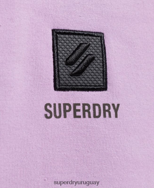 uy Superdry mujer sudadera técnica con media cremallera púrpura DT2N8Z3354 ropa