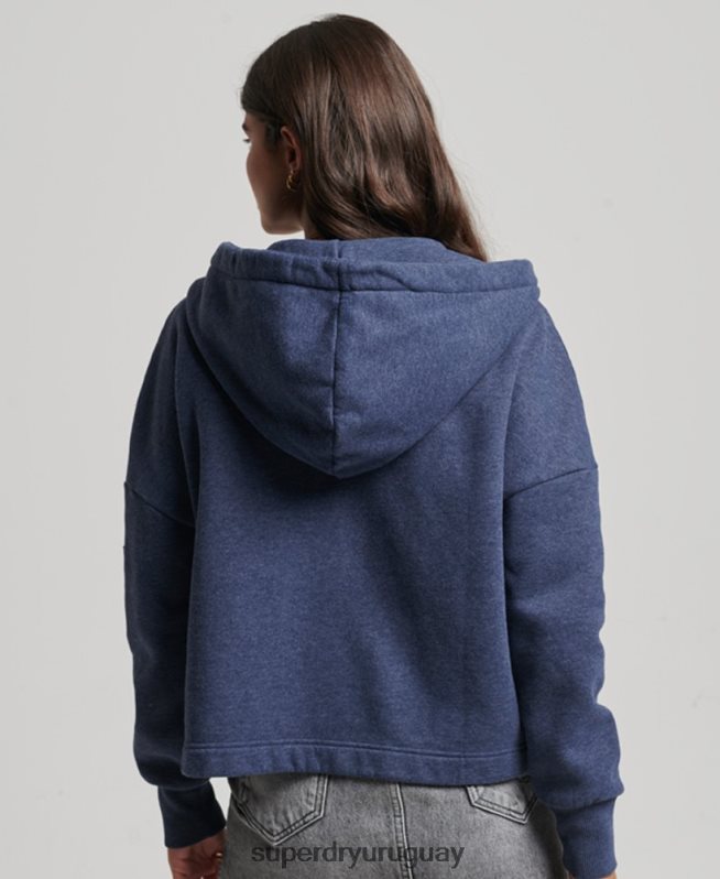 uy Superdry mujer sudadera vintage con capucha y cremallera Armada DT2N8Z5869 ropa