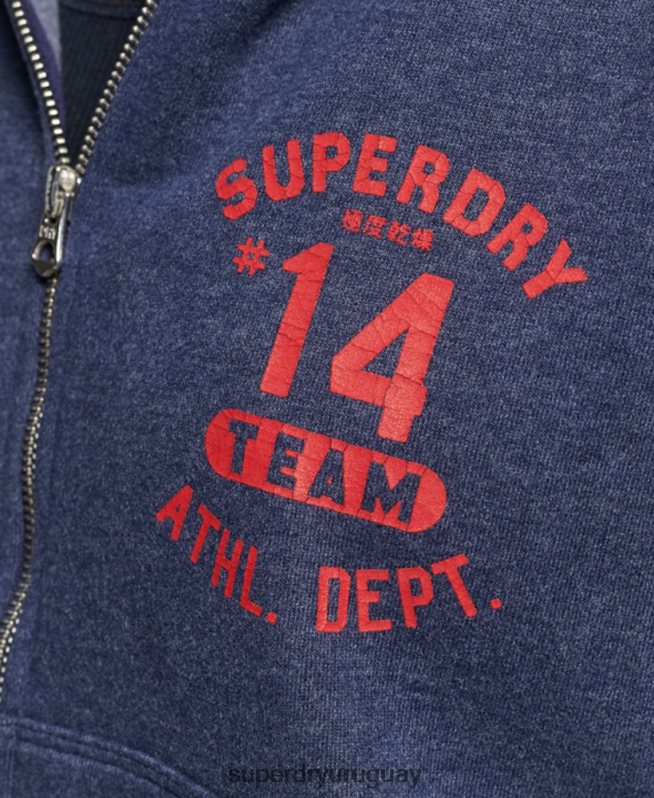 uy Superdry mujer sudadera vintage con capucha y cremallera Armada DT2N8Z5869 ropa