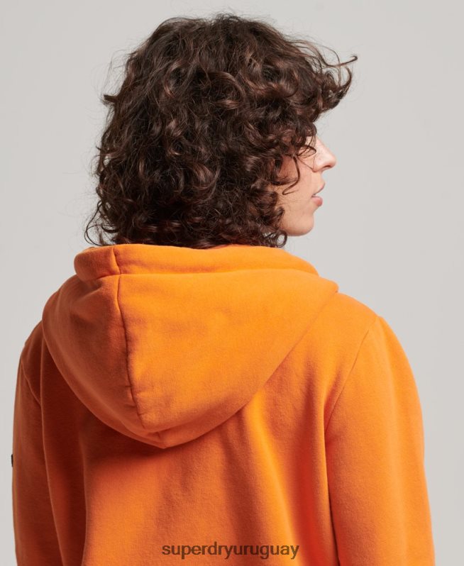 uy Superdry mujer sudadera vintage con cremallera y arcoíris naranja DT2N8Z2288 ropa