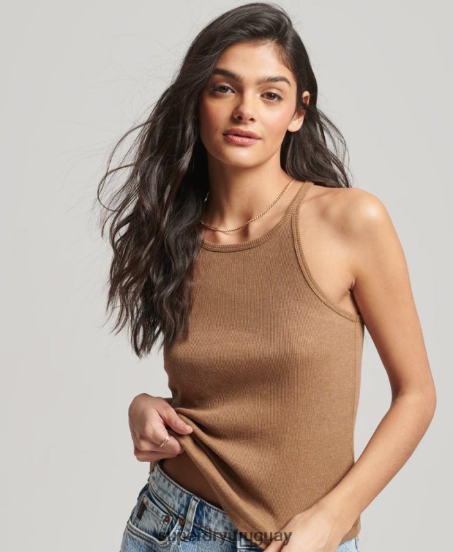 uy Superdry mujer chaleco de corredor broncearse DT2N8Z2911 ropa
