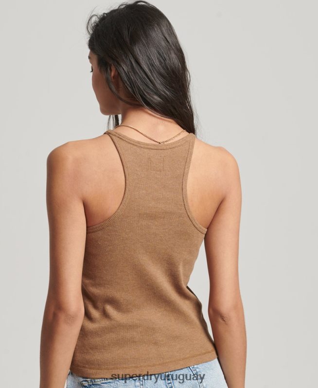 uy Superdry mujer chaleco de corredor broncearse DT2N8Z2911 ropa