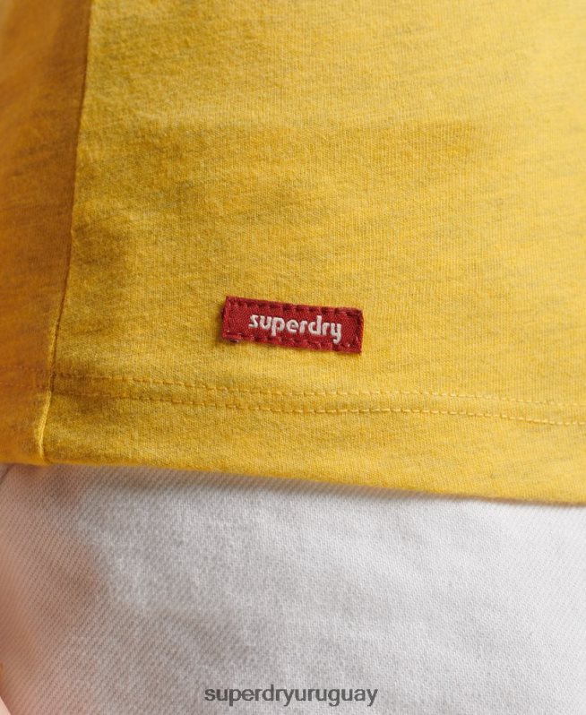 uy Superdry mujer chaleco de recuerdo de ciudad vintage naranja DT2N8Z2199 ropa