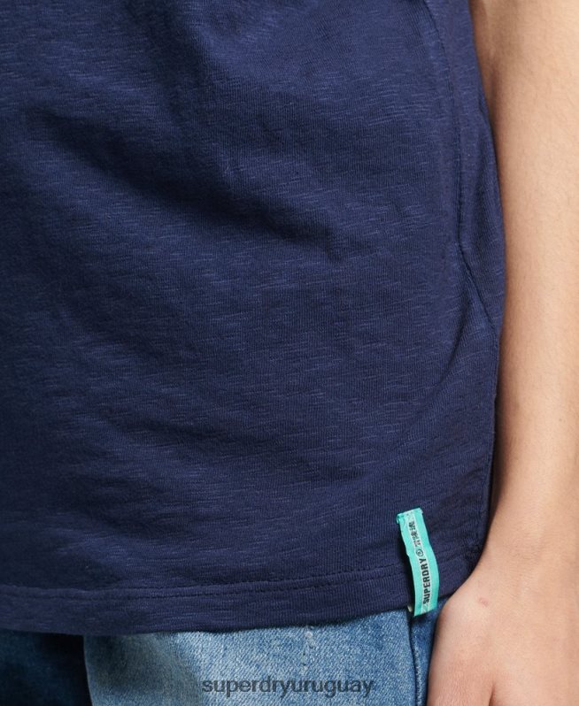 uy Superdry mujer chaleco ranchero surf vintage de algodón orgánico Armada DT2N8Z6768 ropa