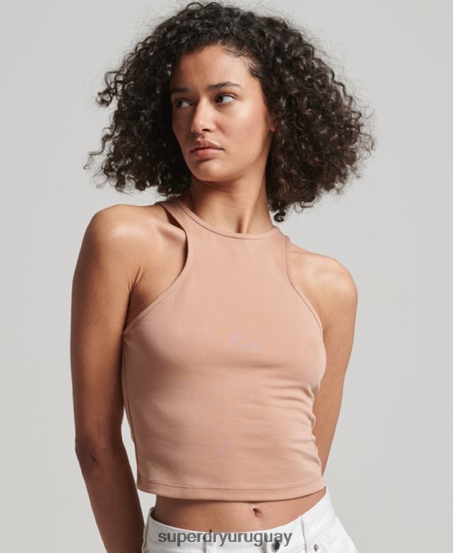 uy Superdry mujer playera sin mangas con diseño de jersey de estudios desnudo DT2N8Z2989 ropa