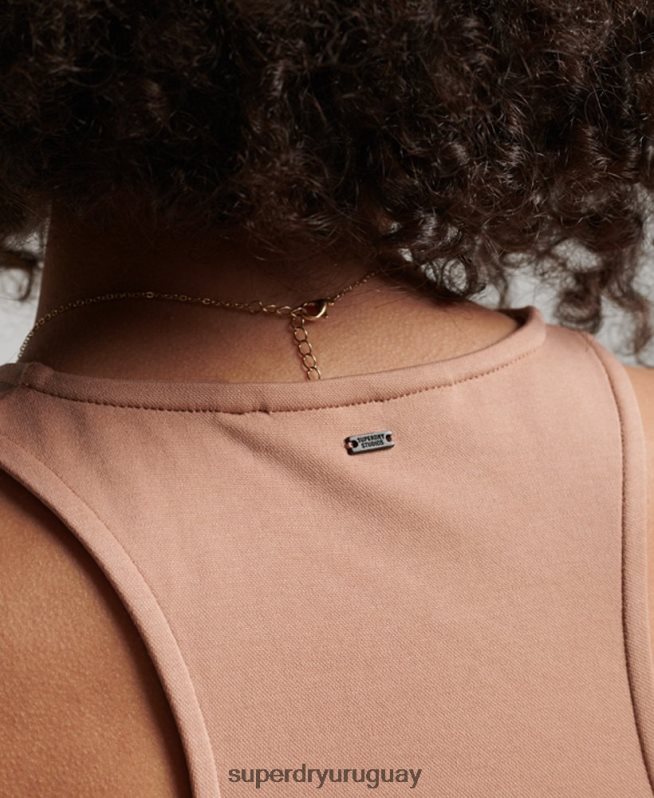 uy Superdry mujer playera sin mangas con diseño de jersey de estudios desnudo DT2N8Z2989 ropa
