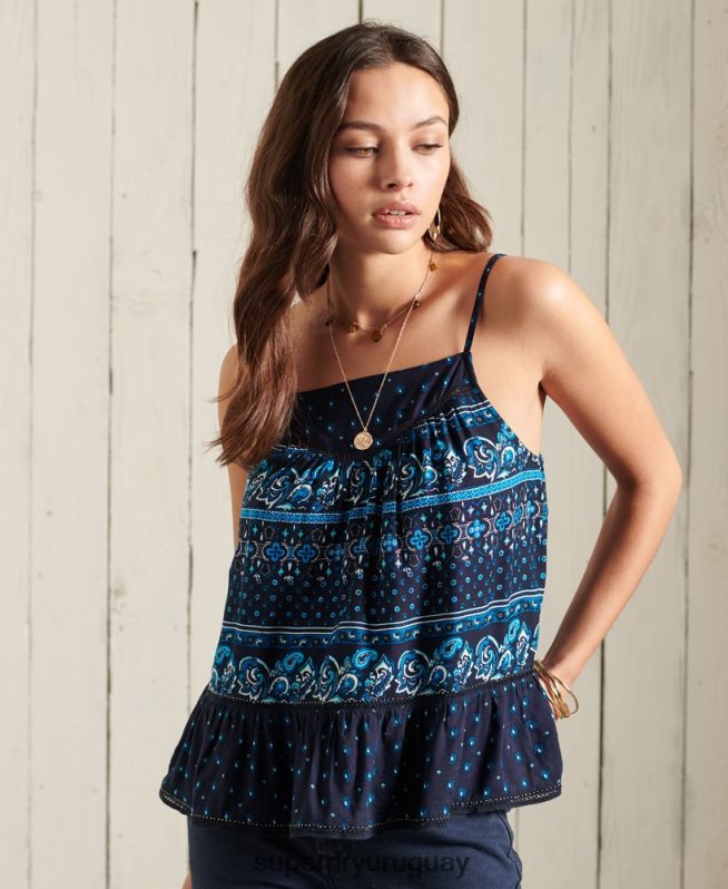 uy Superdry mujer camisola ameera Armada DT2N8Z6734 ropa