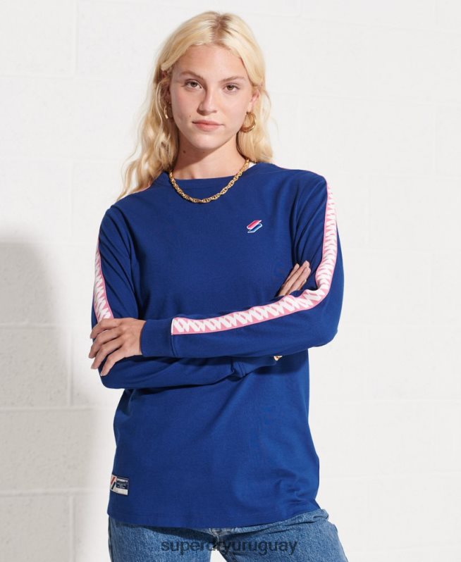 uy Superdry mujer parte superior del logotipo del código Armada DT2N8Z3073 ropa