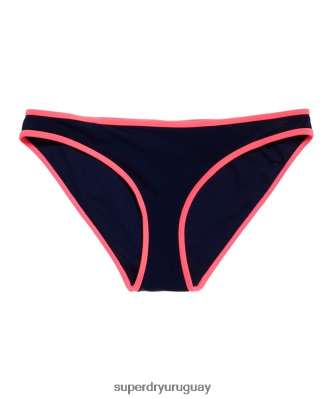 uy Superdry mujer Braguitas de bikini halter de verano de los 90 Armada DT2N8Z3263 ropa