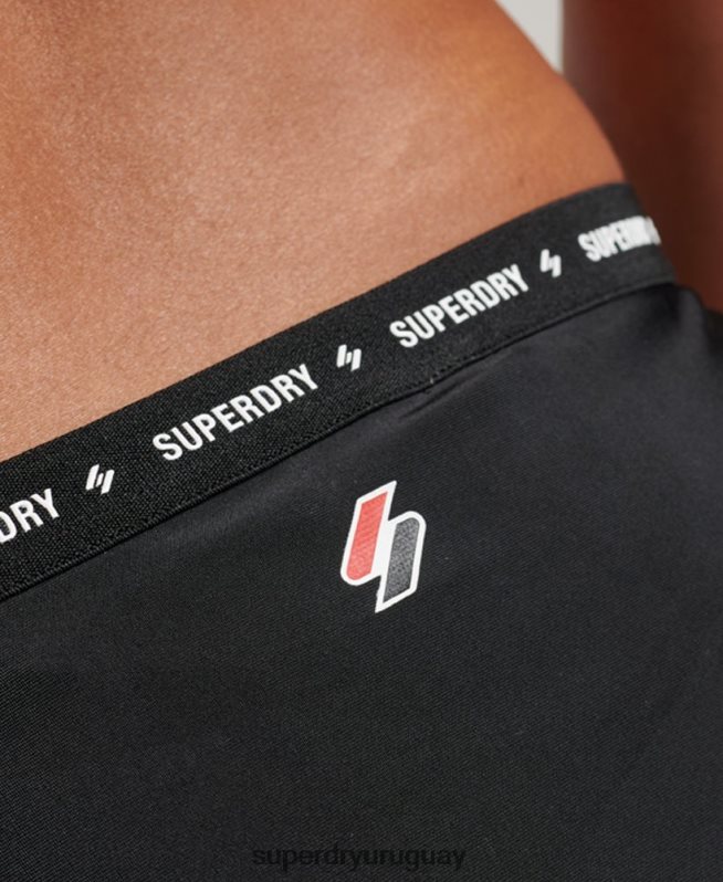 uy Superdry mujer braguita bikini micro elastica reciclada negro DT2N8Z3211 ropa