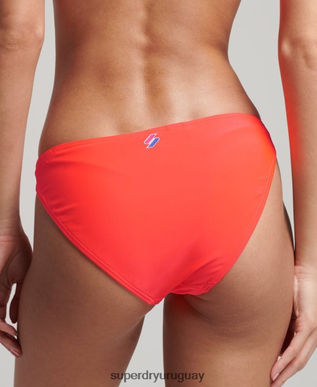 uy Superdry mujer braguitas de bikini esenciales coral DT2N8Z3224 ropa
