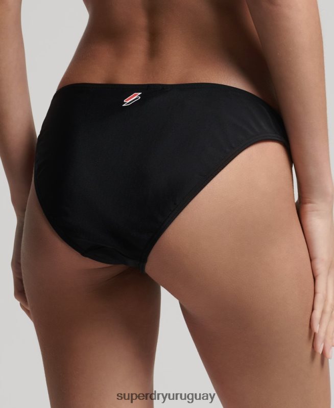 uy Superdry mujer braguitas de bikini esenciales negro DT2N8Z3238 ropa