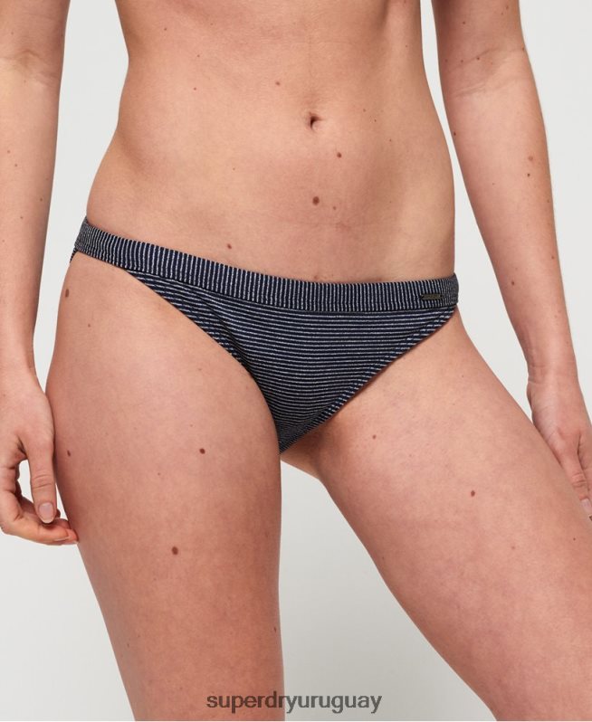 uy Superdry mujer braguitas de bikini kasey fijas Armada DT2N8Z3260 ropa