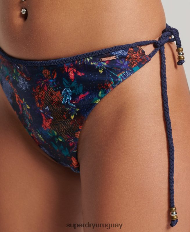 uy Superdry mujer braguitas de bikini tropicales vintage Armada DT2N8Z6521 ropa