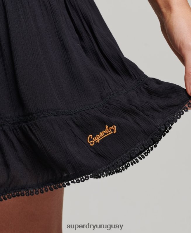 uy Superdry mujer mini vestido camisero de playa Armada DT2N8Z2404 ropa