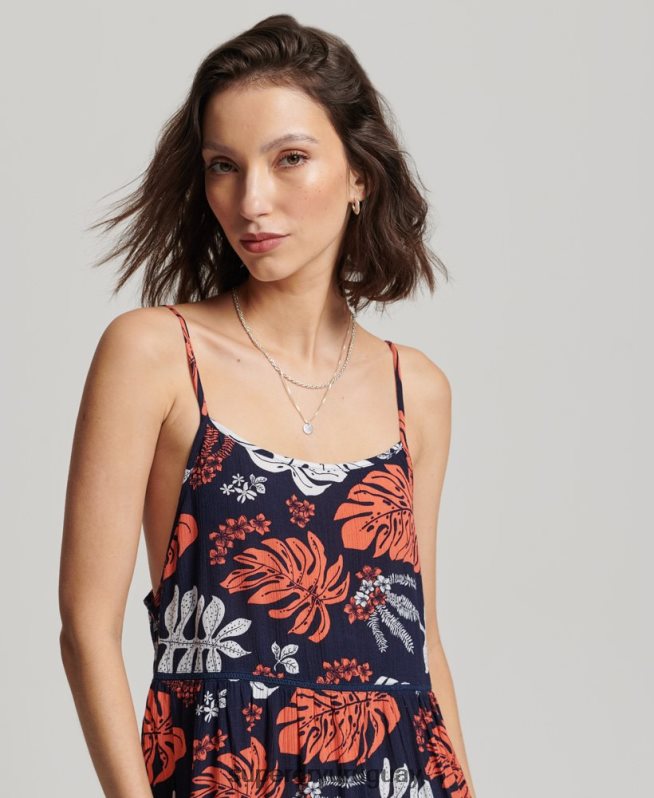 uy Superdry mujer mini vestido camisero de playa Armada DT2N8Z2417 ropa