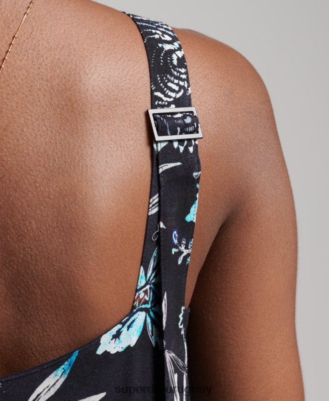 uy Superdry mujer vestido largo tejido Studios Armada DT2N8Z2528 ropa