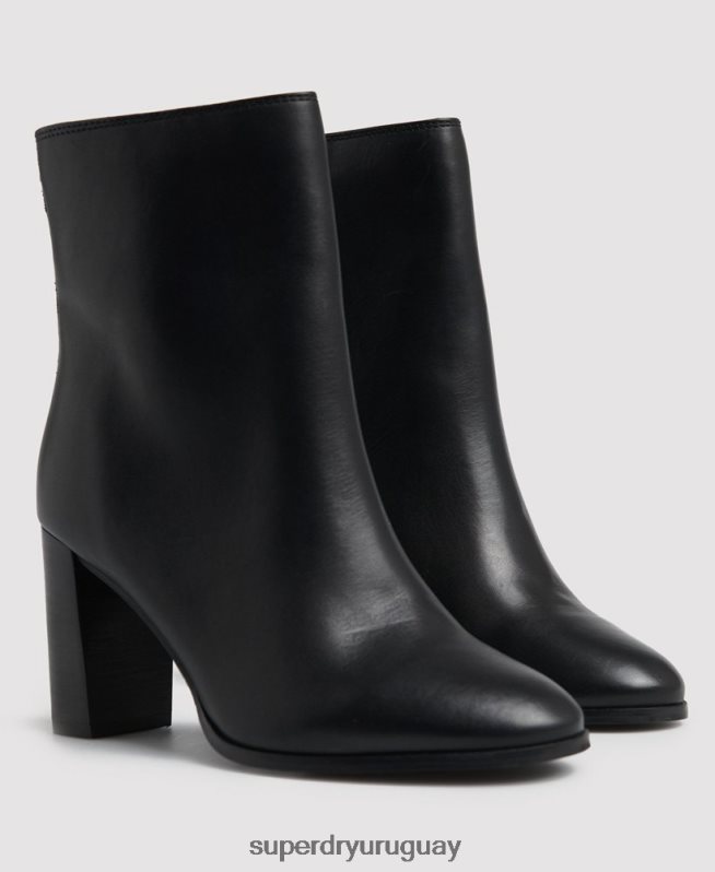 uy Superdry mujer las elegantes botas altas edit negro DT2N8Z4428 zapatos