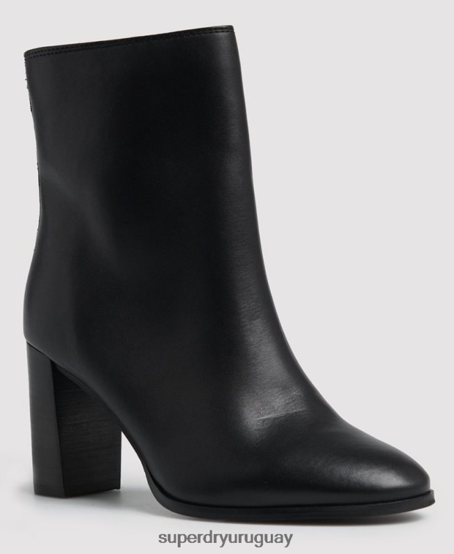 uy Superdry mujer las elegantes botas altas edit negro DT2N8Z4428 zapatos