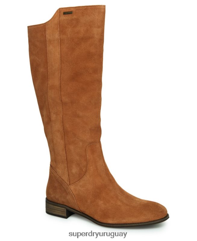 uy Superdry mujer layla puede botas altas broncearse DT2N8Z4430 zapatos
