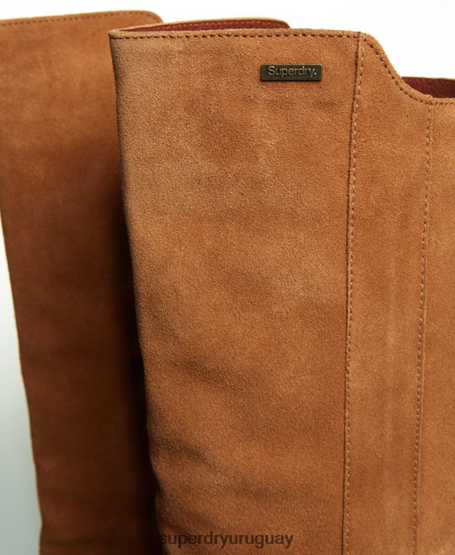 uy Superdry mujer layla puede botas altas broncearse DT2N8Z4430 zapatos