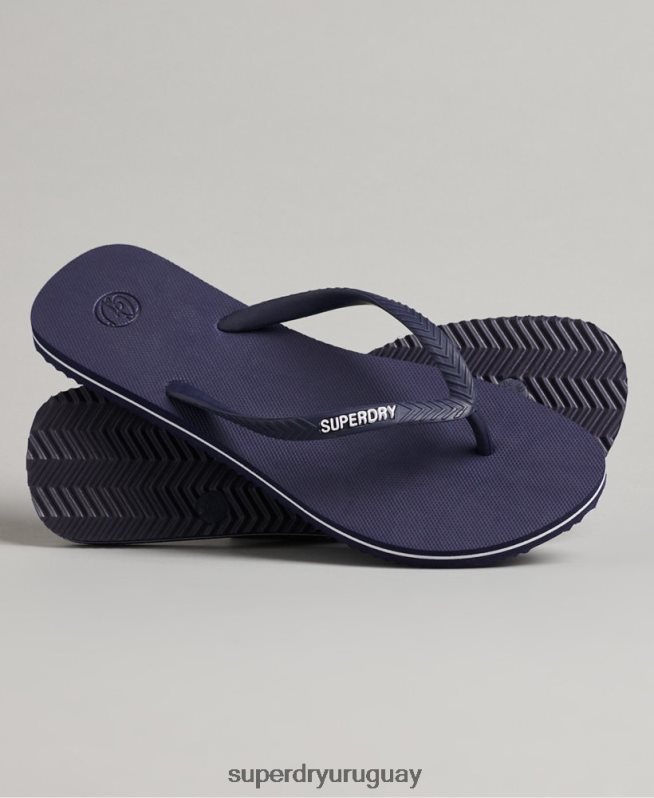 uy Superdry mujer chanclas clásicas antiguas Armada DT2N8Z4408 zapatos