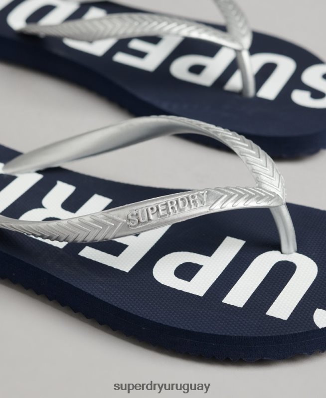 uy Superdry mujer chanclas code essential Armada DT2N8Z4412 zapatos