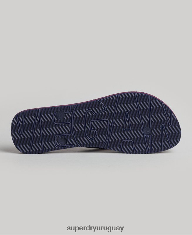 uy Superdry mujer chanclas veganas vintage Armada DT2N8Z4389 zapatos