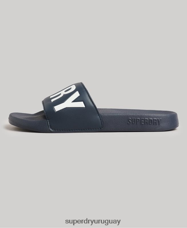 uy Superdry mujer Deslizadores de grupo de núcleo de código Armada DT2N8Z4359 zapatos