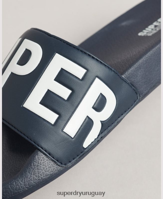 uy Superdry mujer Deslizadores de grupo de núcleo de código Armada DT2N8Z4359 zapatos