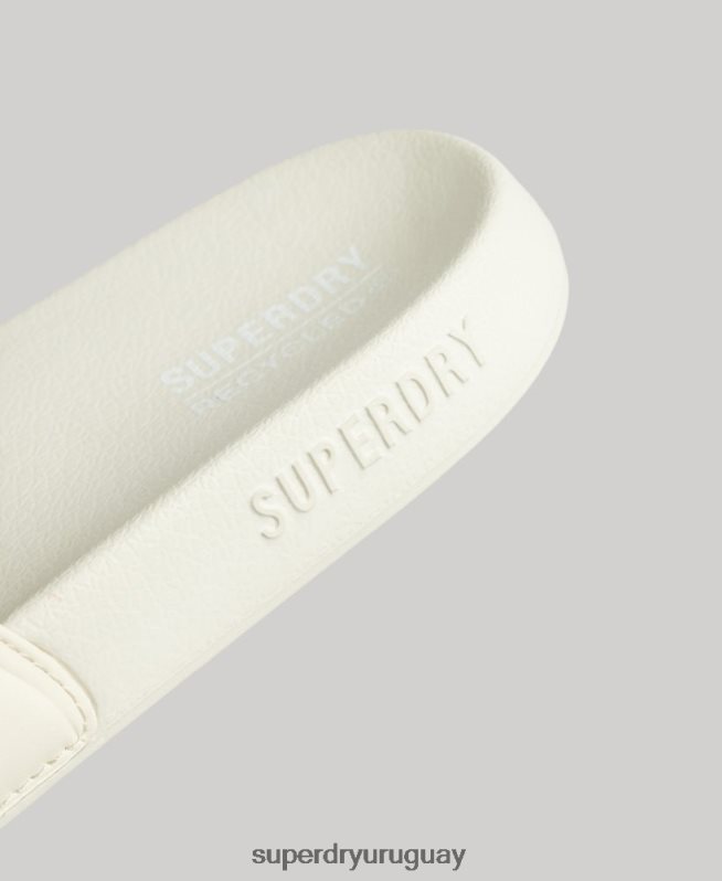 uy Superdry mujer Deslizadores de grupo de núcleo de código crema DT2N8Z4390 zapatos